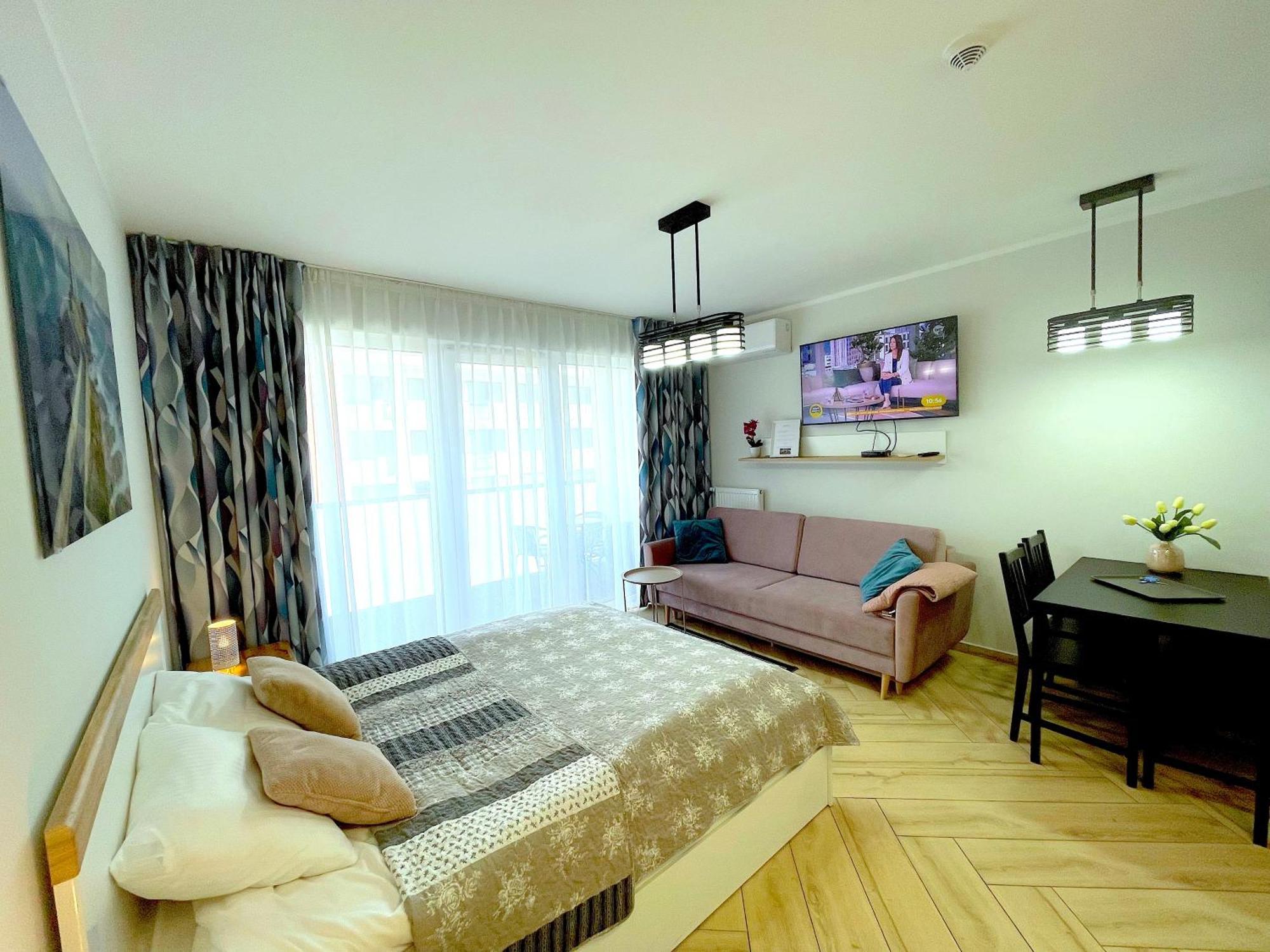 קולובז'ג Apartament Superior Blue Przy Plazy- Free Pool, Saunas, Jacuzzi, Fitness, Salzgrotte מראה חיצוני תמונה